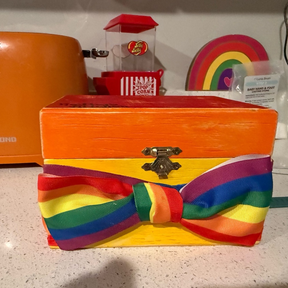 Rainbow Bow Recipe Box